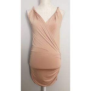 Women's Tan Party Dress by Savee Laguna Beach